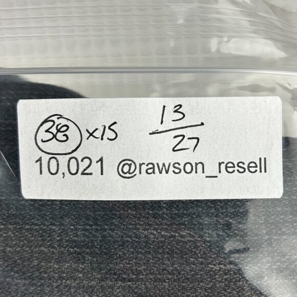 Evolution‎ in Design Gothic Jorts Sz 38 Black Denim Riveted Stitched Skater Punk - Picture 7 of 7